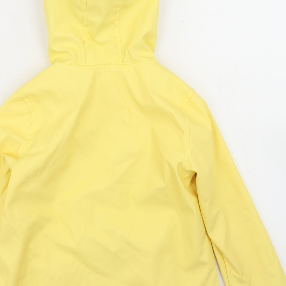 Dunnes Stores Girls Yellow   Rain Coat Coat Size 4 Years  Zip