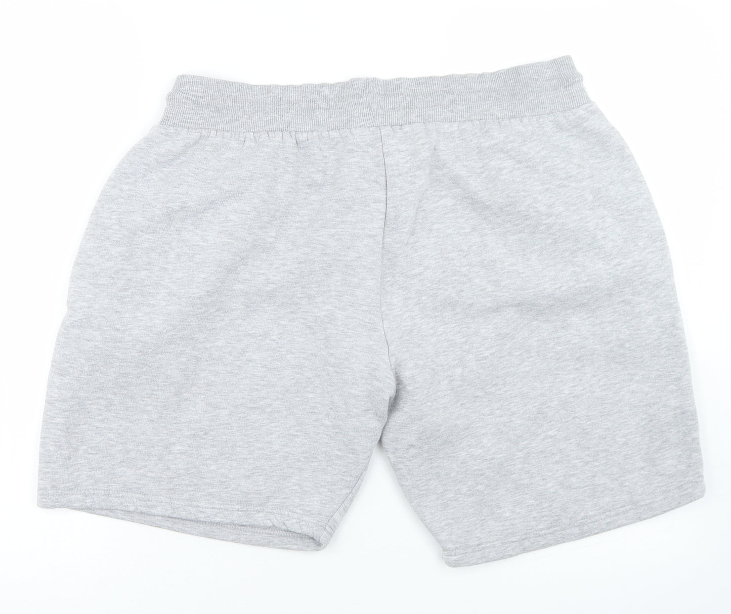 River Island Mens Grey  Polyester Sweat Shorts Size L L8 in Regular Drawstring