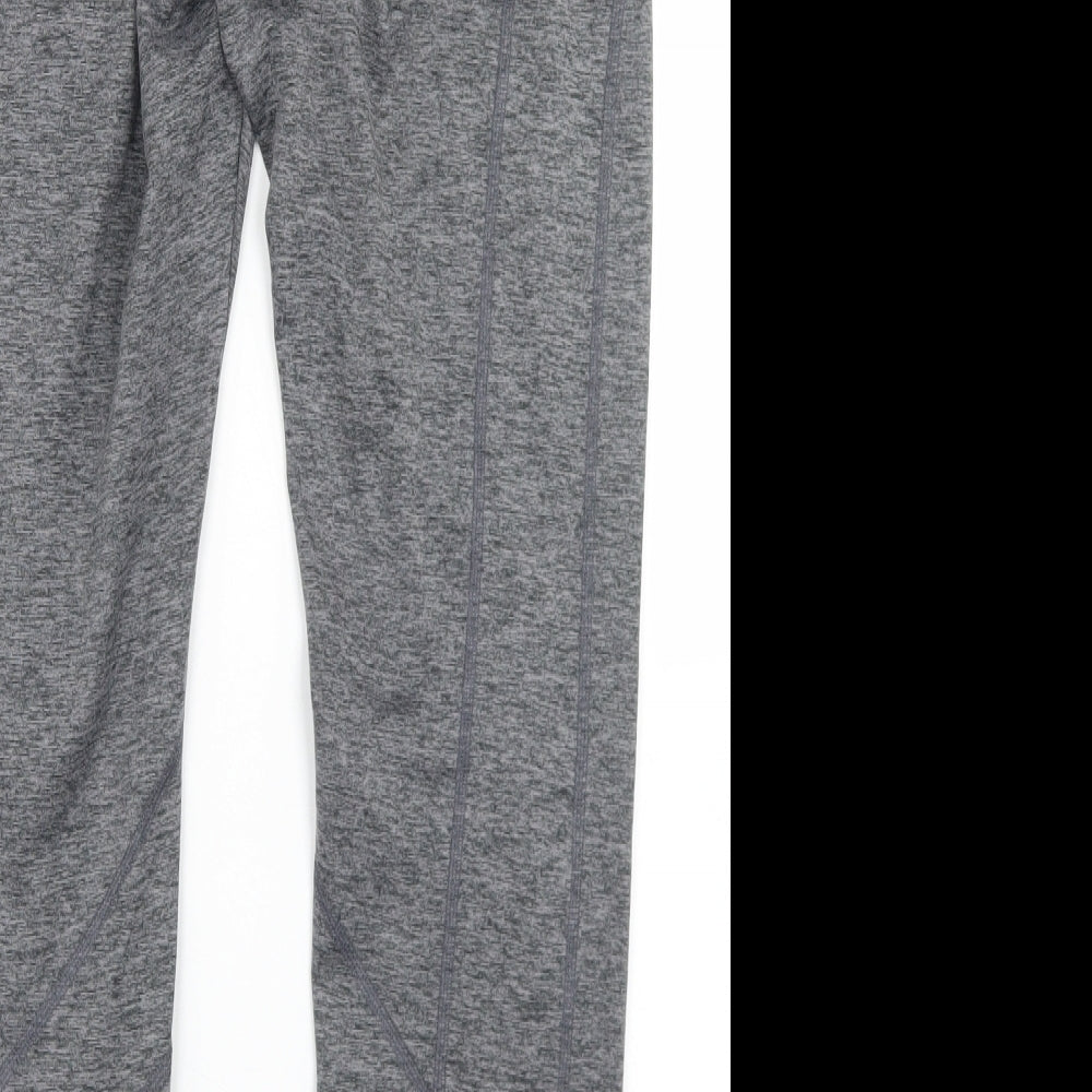 Dunnes Stores Womens Grey  Polyester Compression Leggings Size L L26 in Regular