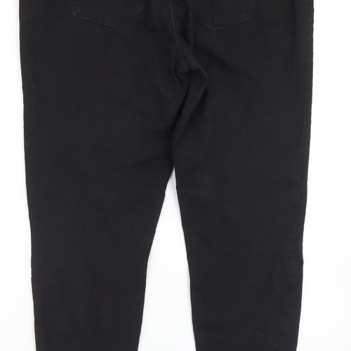 Denim co Womens Black  Cotton Jegging Jeans Size 16 L26 in Regular