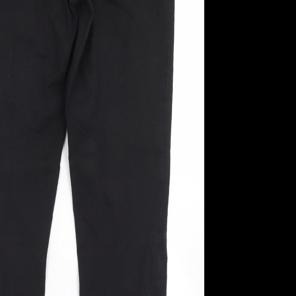 Denim co Womens Black  Cotton Jegging Jeans Size 16 L26 in Regular