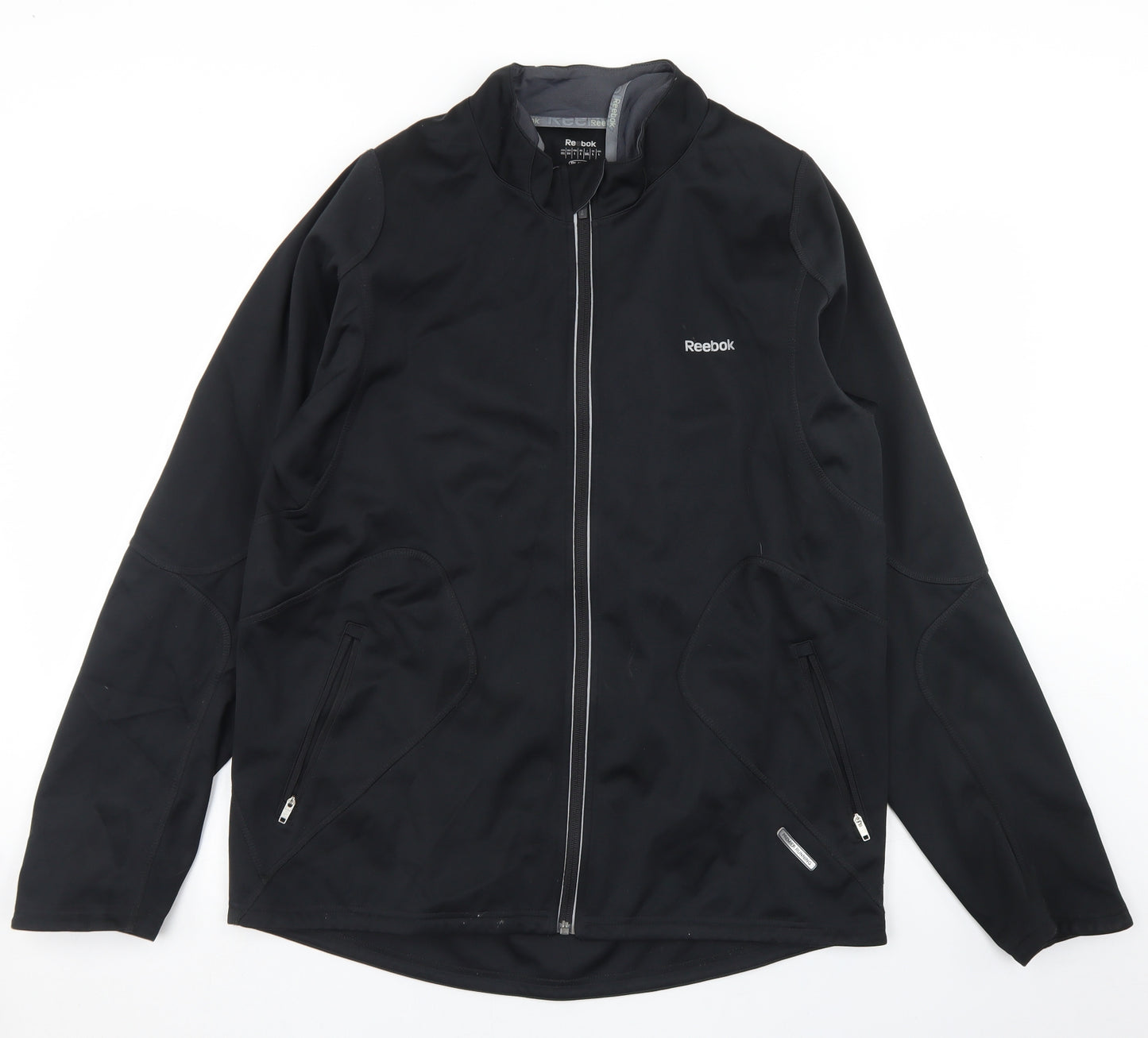 Reebok Mens Black   Jacket  Size L  Zip