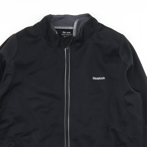 Reebok Mens Black   Jacket  Size L  Zip