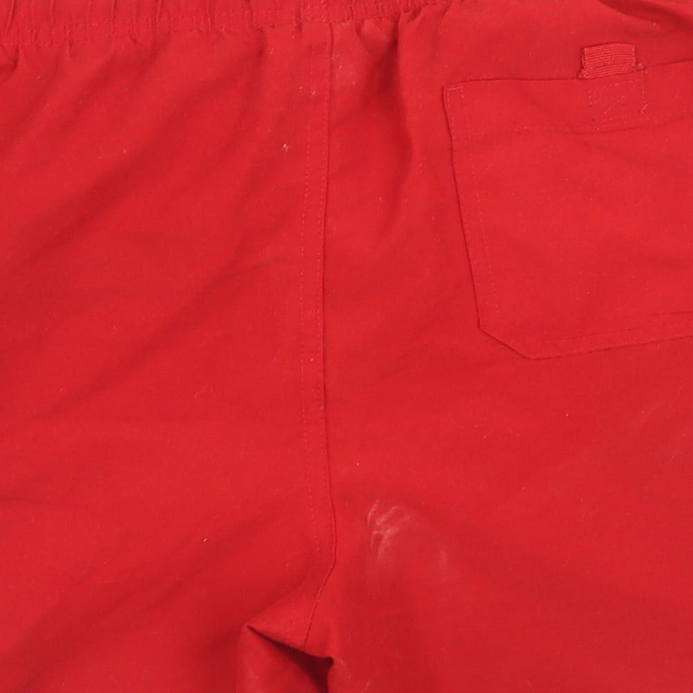 Primark Mens Red  Polyester Athletic Shorts Size M  Regular Drawstring - Board Shorts