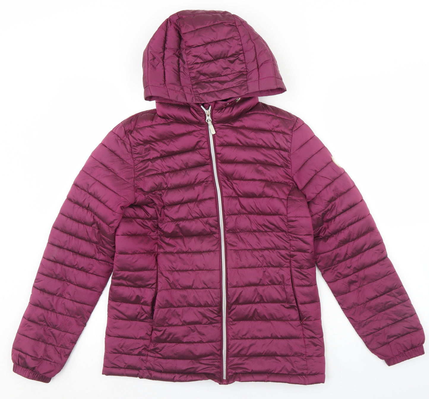 NEXT Girls Purple   Puffer Jacket Jacket Size 13 Years  Zip