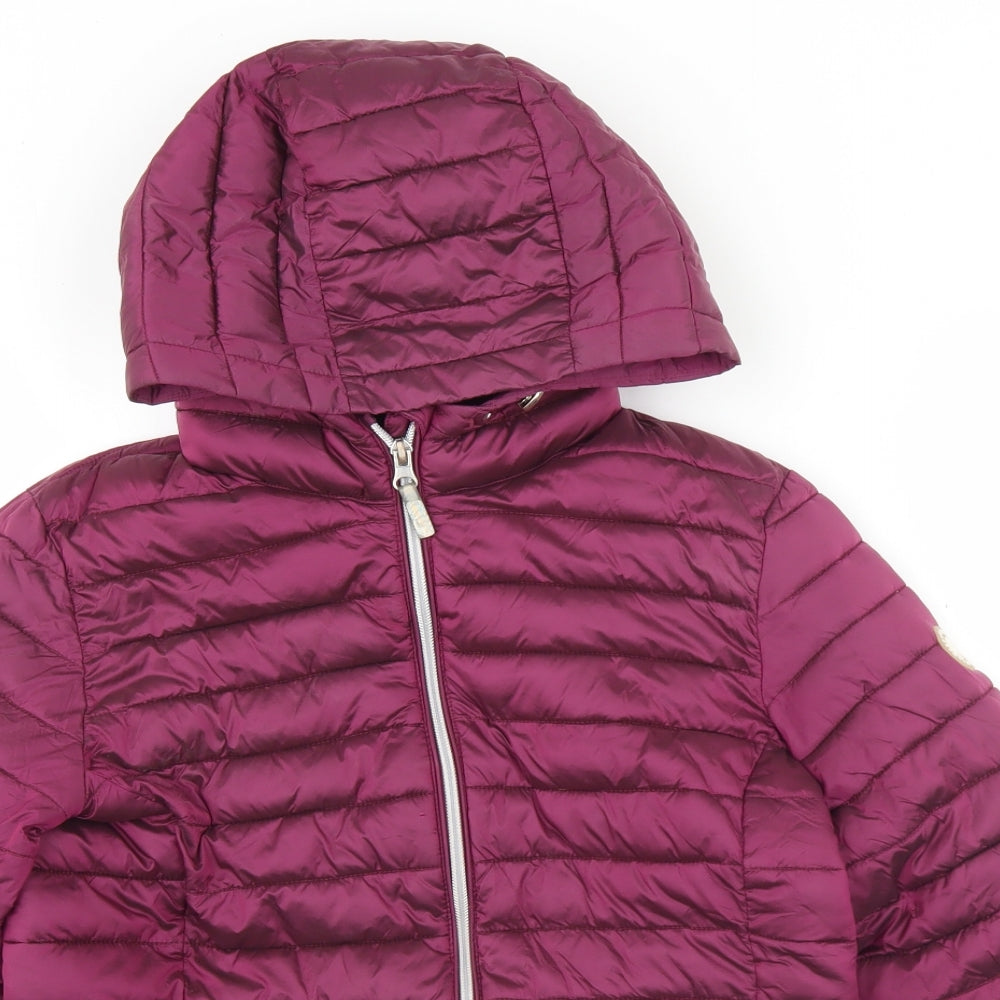 NEXT Girls Purple   Puffer Jacket Jacket Size 13 Years  Zip