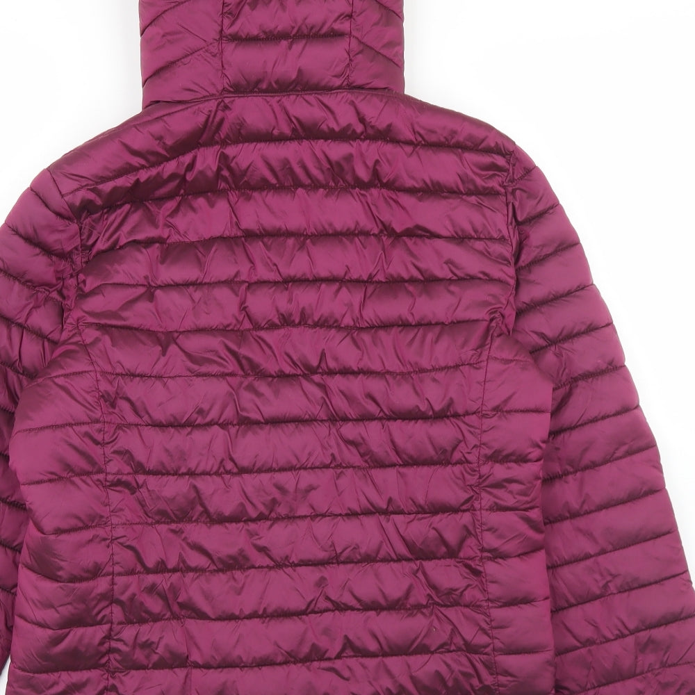NEXT Girls Purple   Puffer Jacket Jacket Size 13 Years  Zip
