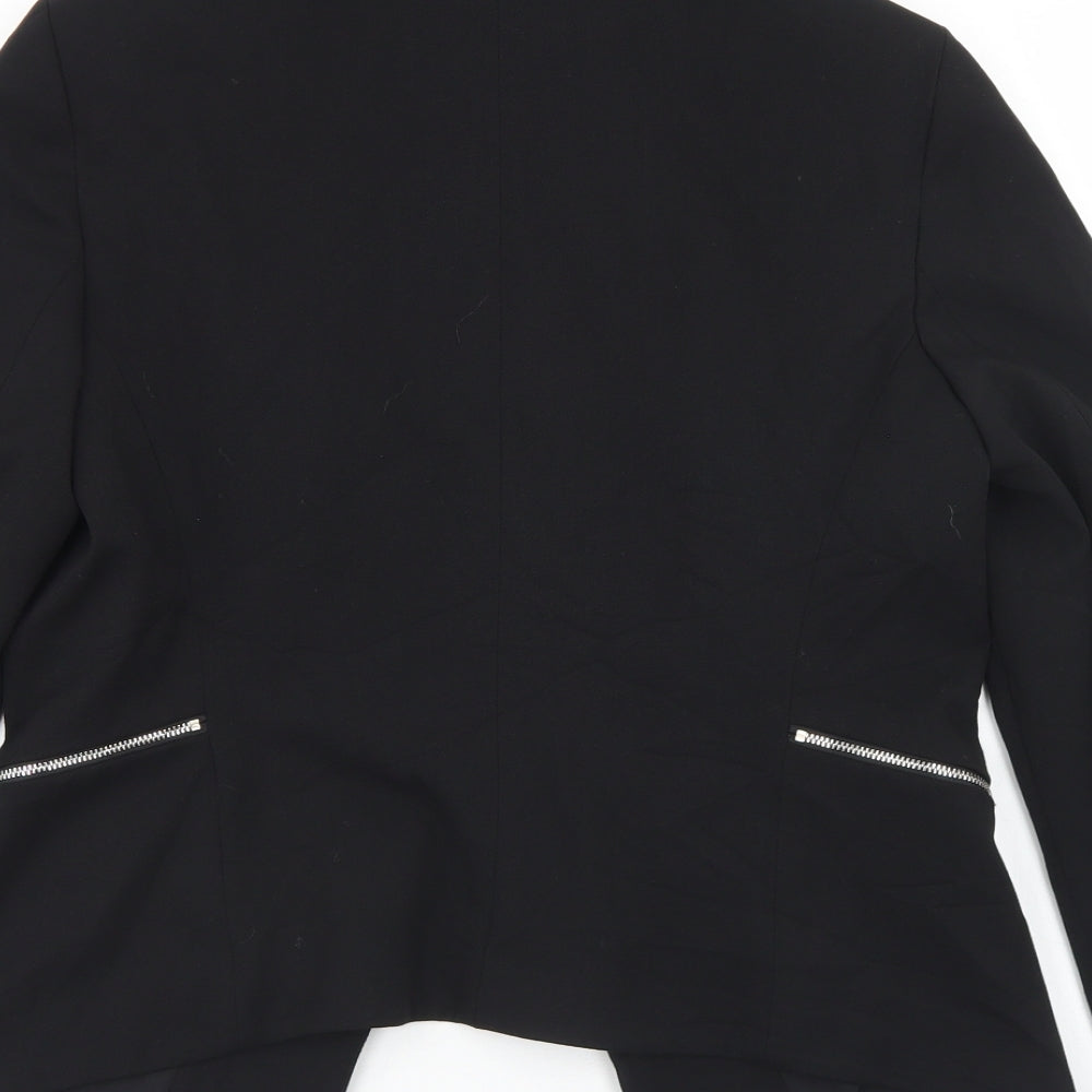 Papaya Womens Black   Jacket Blazer Size 10