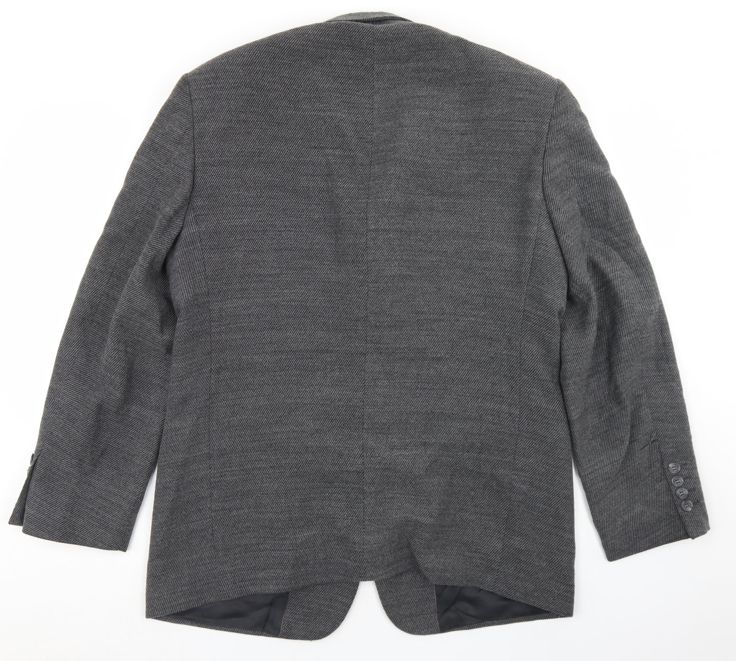 Brook Taverner Mens Grey  Wool Jacket Blazer Size 40