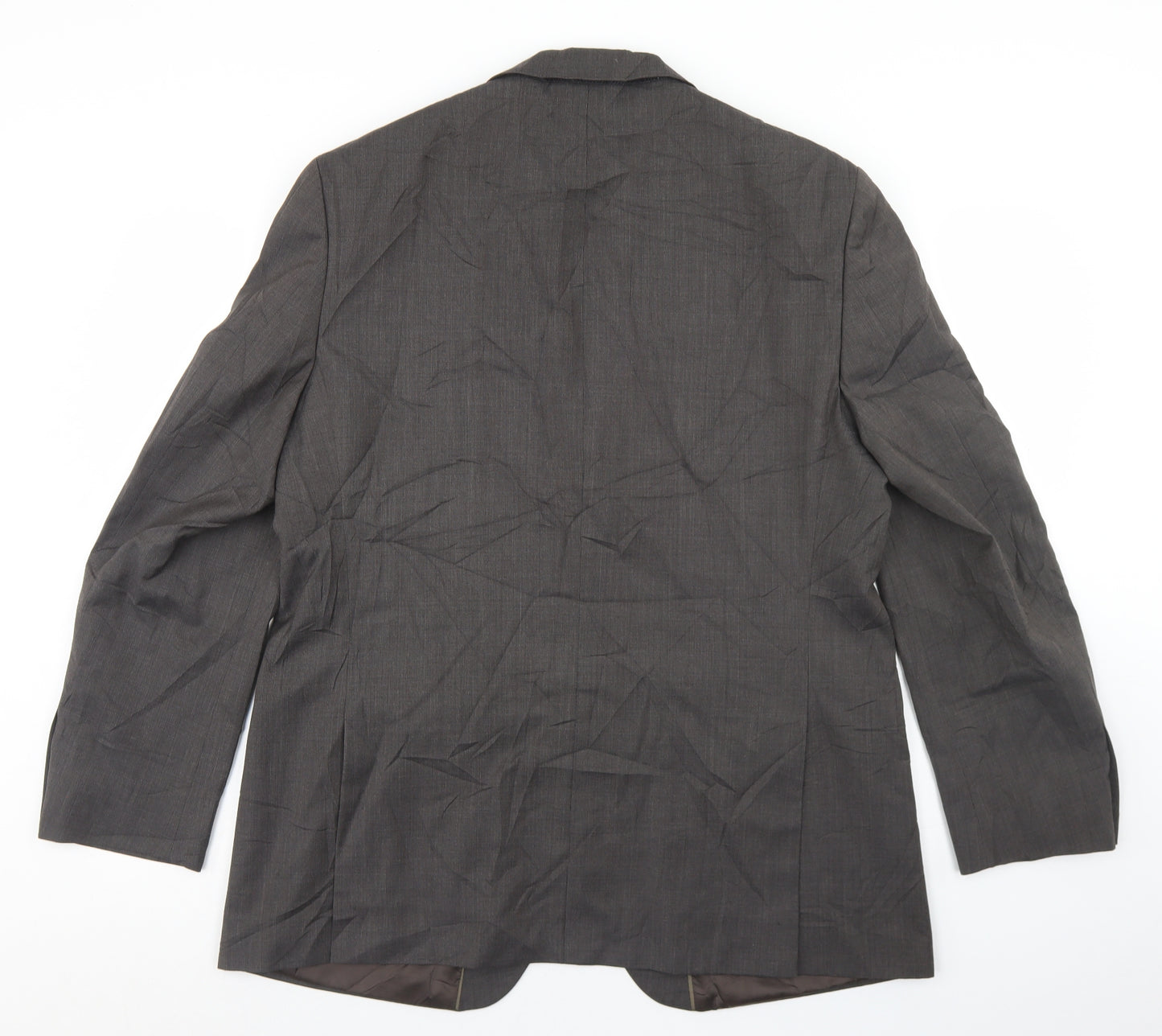 Marks and Spencer Mens Brown  Wool Jacket Blazer Size 44