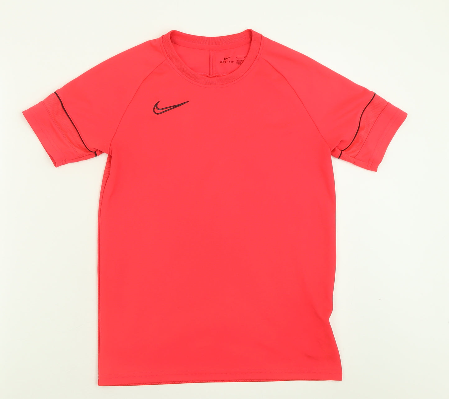 Nike Boys Pink  Polyester Basic T-Shirt Size 10-11 Years Crew Neck Pullover