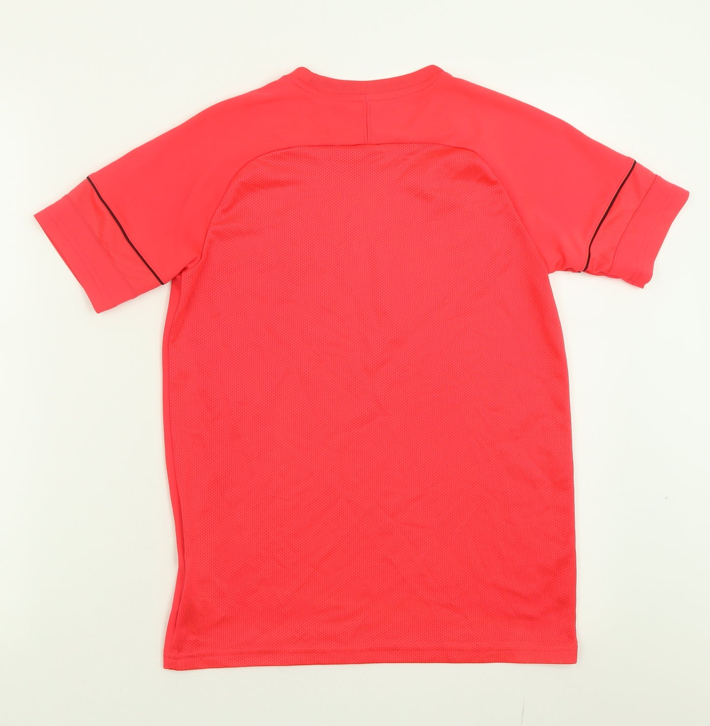 Nike Boys Pink  Polyester Basic T-Shirt Size 10-11 Years Crew Neck Pullover