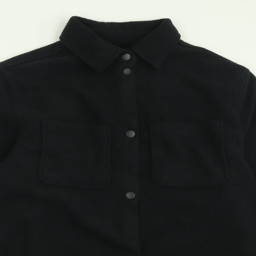 NEXT Womens Black  Polyester Cami Nightshirt Size S  Button