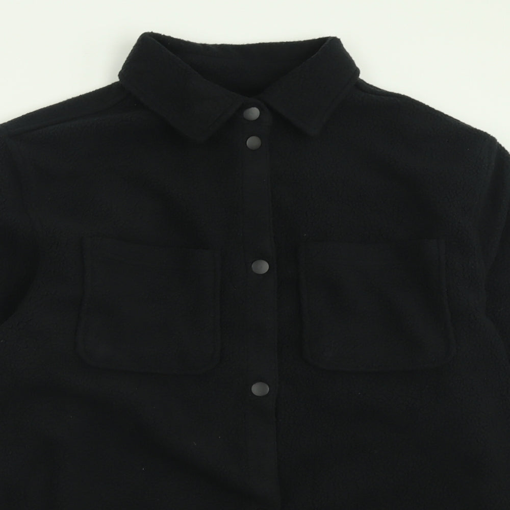 NEXT Womens Black  Polyester Cami Nightshirt Size S  Button
