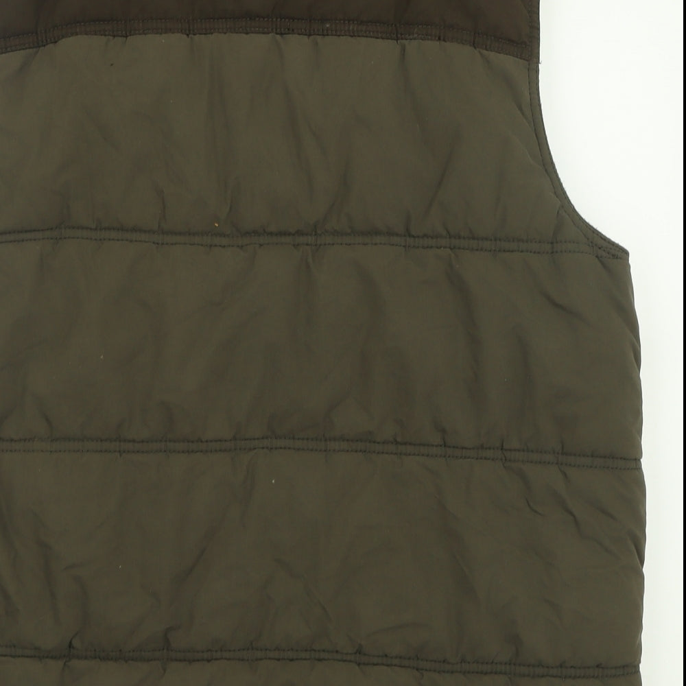 North Coast Mens Green   Gilet Jacket Size L  Zip