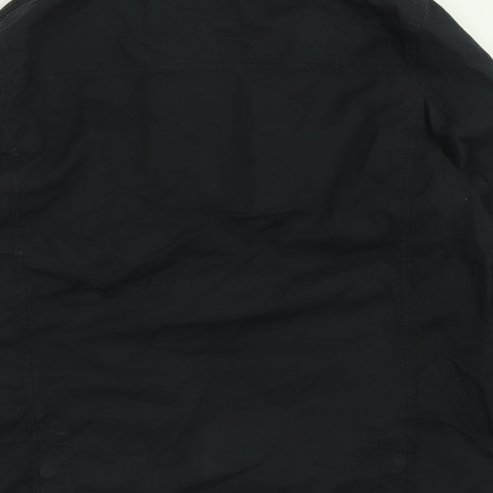 Jasper Conran Mens Black   Jacket  Size M  Zip