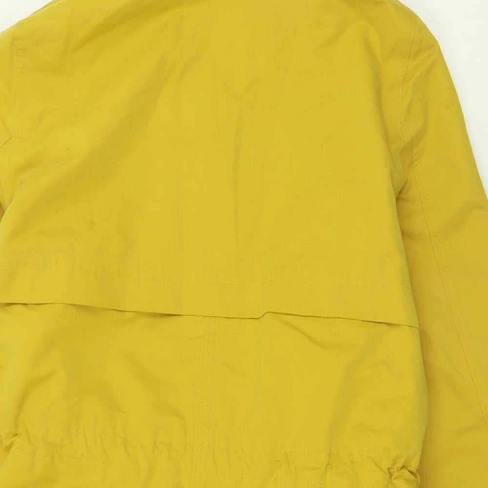 Joules Womens Yellow   Rain Coat Coat Size 18  Zip