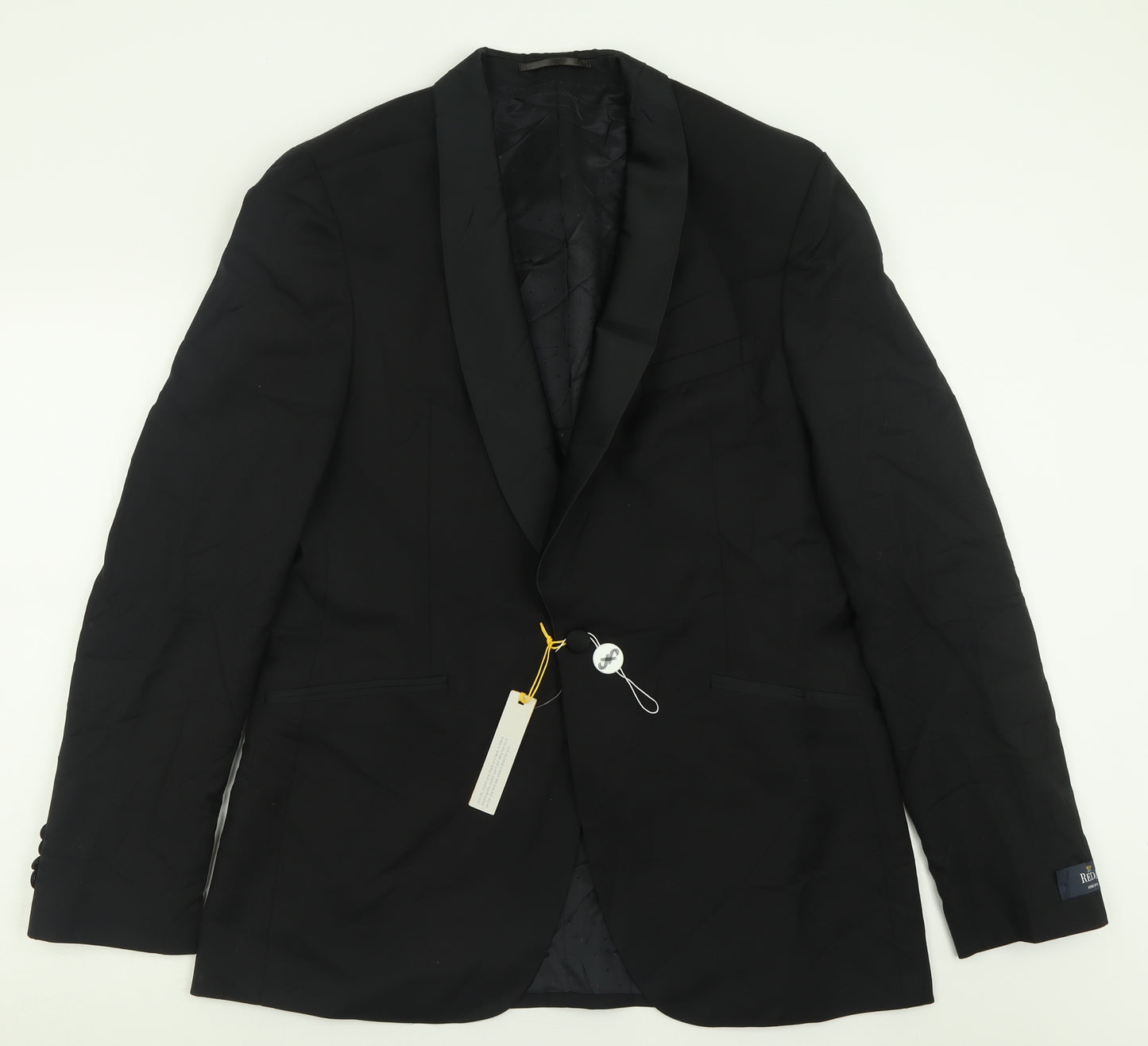 Jaeger Mens Black  Wool Jacket Suit Jacket Size 42