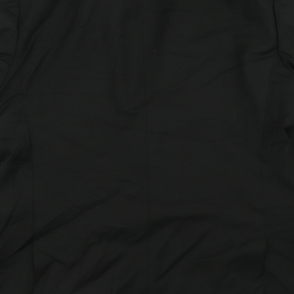 Jaeger Mens Black  Wool Jacket Suit Jacket Size 42