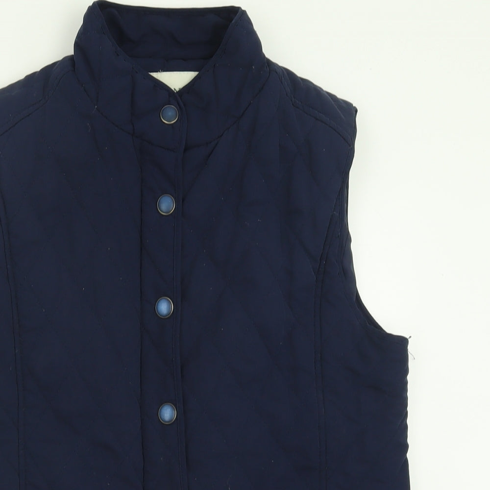 Rowlands Clothing Womens Blue   Gilet Jacket Size 10  Zip