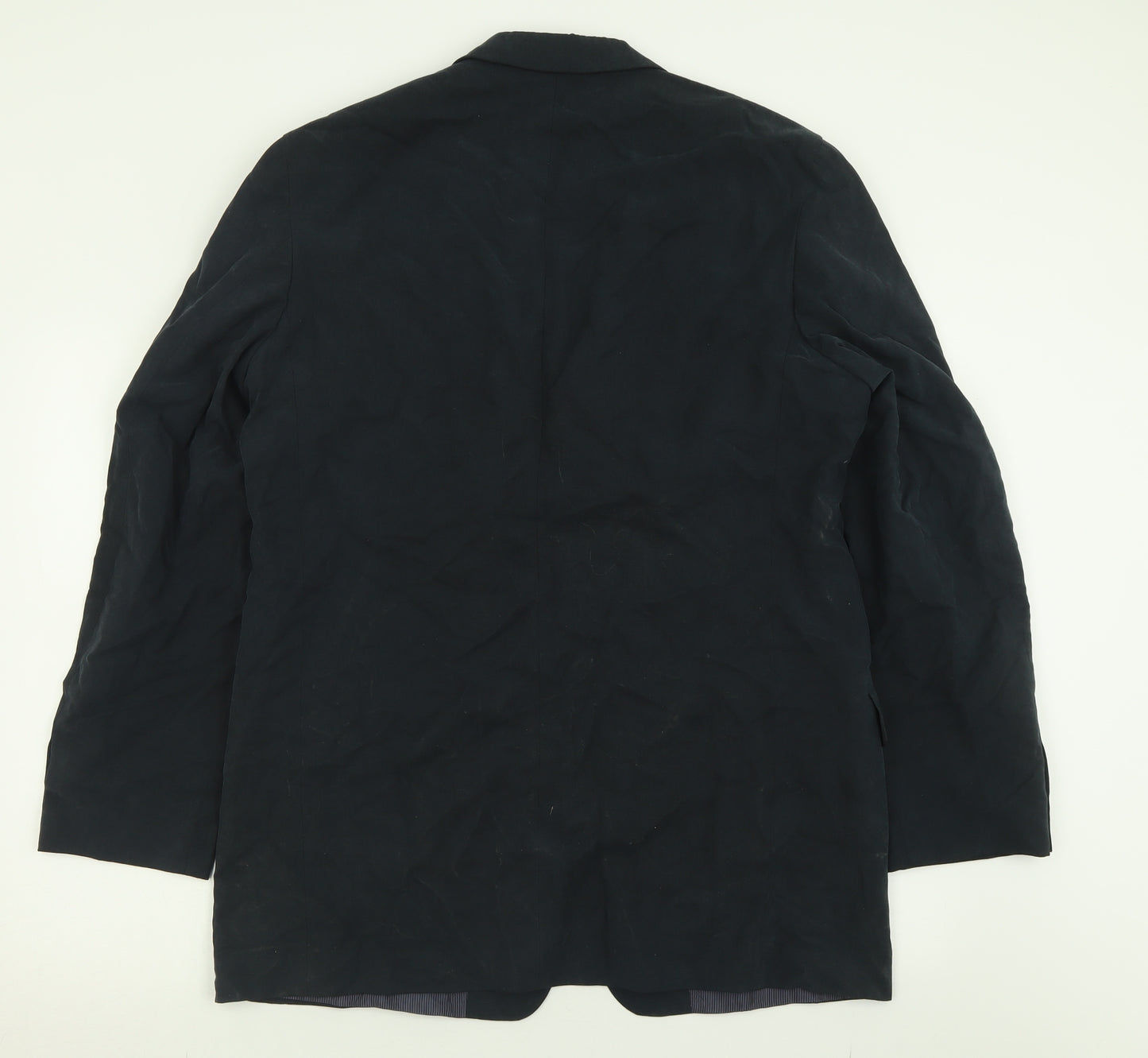 Marks and Spencer Mens Blue  Lyocell Jacket Suit Jacket Size 42