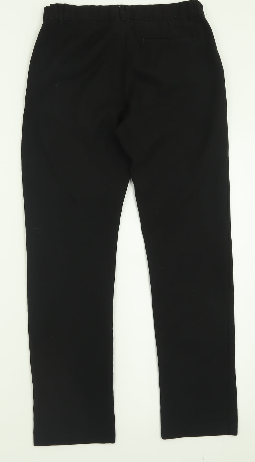 F&F Boys Black  Polyester Capri Trousers Size 11-12 Years  Regular Hook & Eye