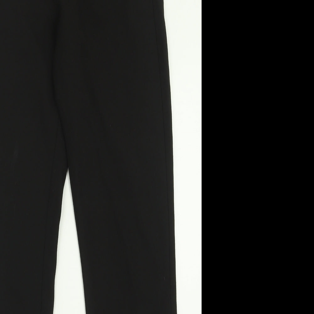 F&F Boys Black  Polyester Capri Trousers Size 11-12 Years  Regular Hook & Eye