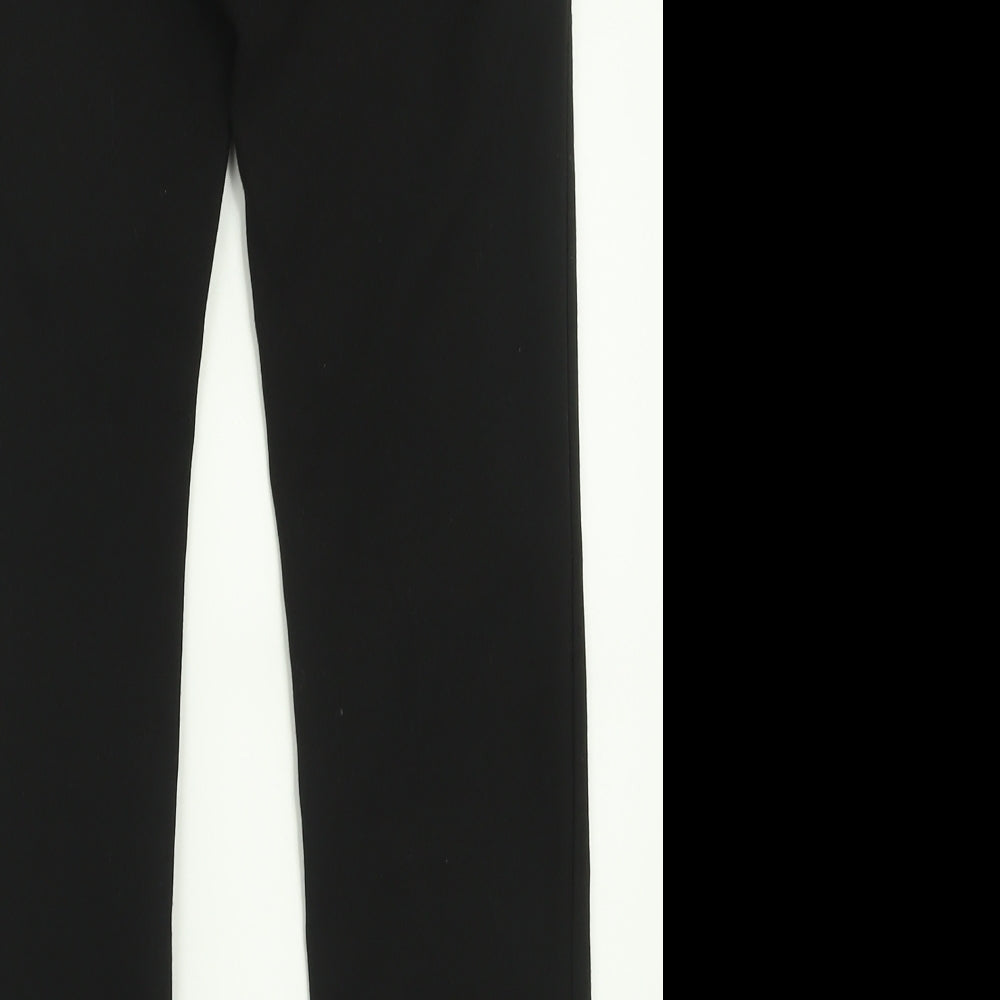 F&F Boys Black  Polyester Capri Trousers Size 11-12 Years  Regular Hook & Eye