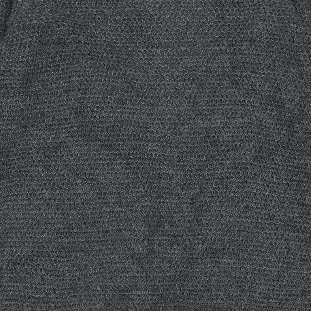 Fat Face Womens Blue V-Neck  Acrylic Cardigan Jumper Size 12