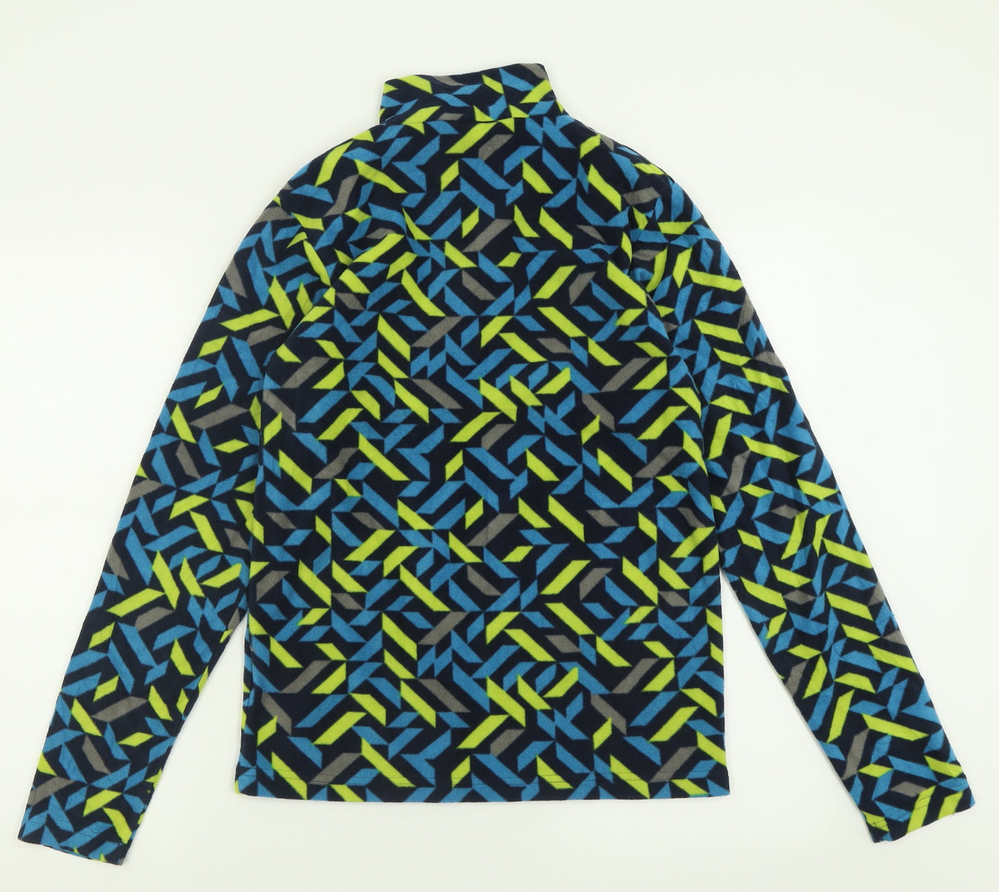 Mountain Warehouse Boys Blue Geometric  Jacket  Size 13 Years  Zip