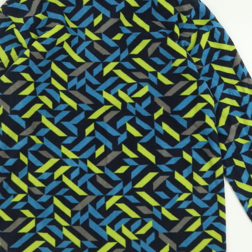 Mountain Warehouse Boys Blue Geometric  Jacket  Size 13 Years  Zip