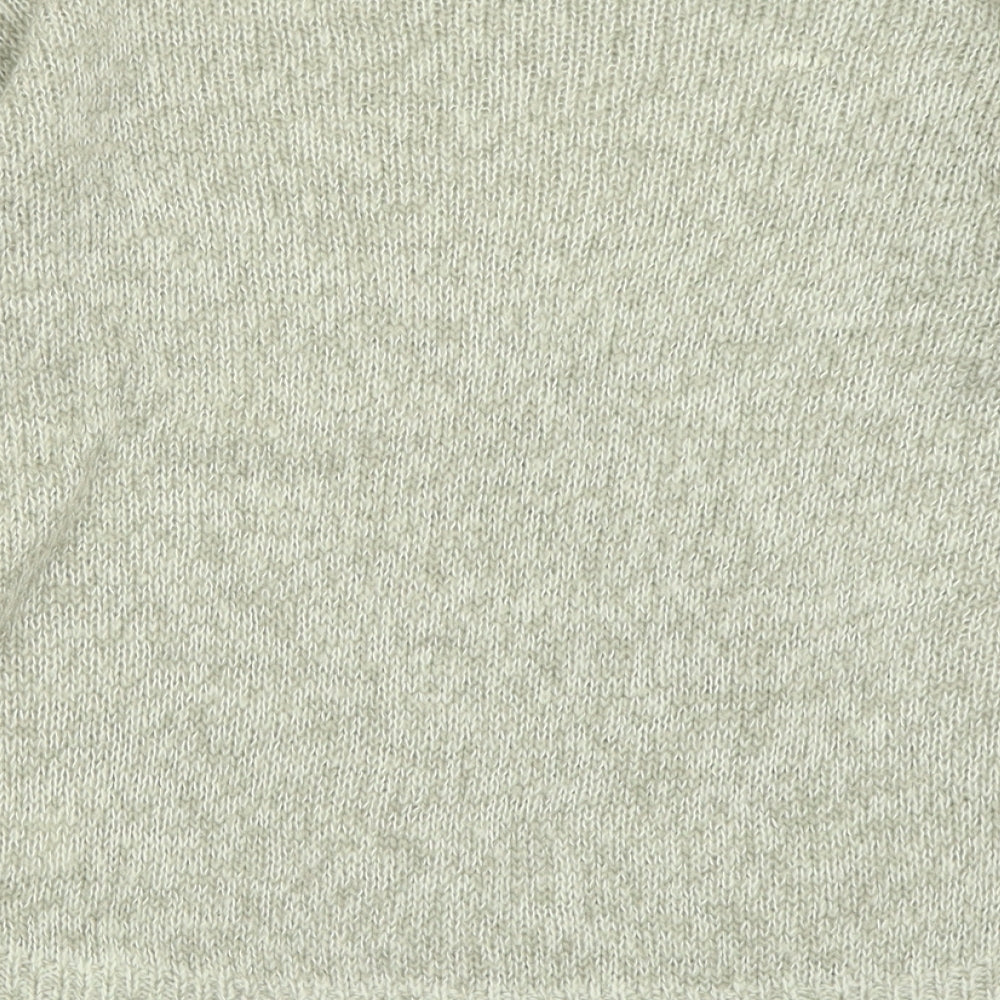New Look Womens Beige Crew Neck  Acrylic Pullover Jumper Size S