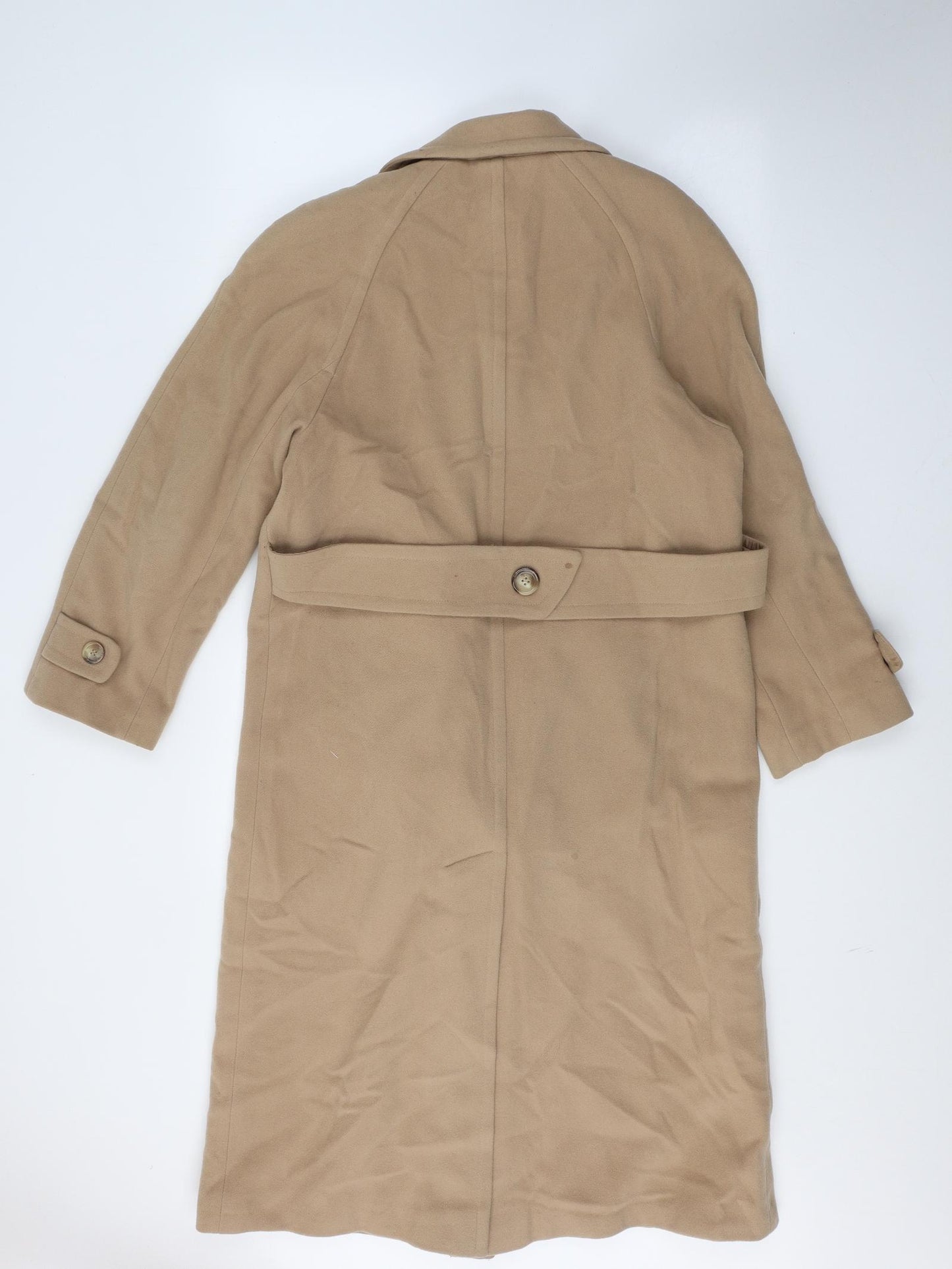 BHS Womens Beige   Pea Coat Coat Size 8  Button