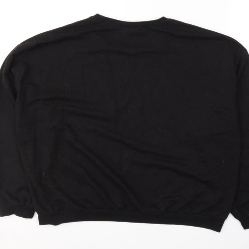 SheIn Womens Black  Cotton Pullover Sweatshirt Size XL  Pullover - California