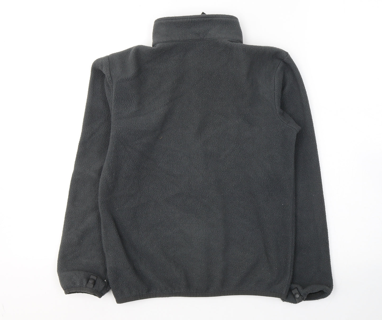 The North Face Boys Grey  Polyester Full Zip Sweatshirt Size M  Zip