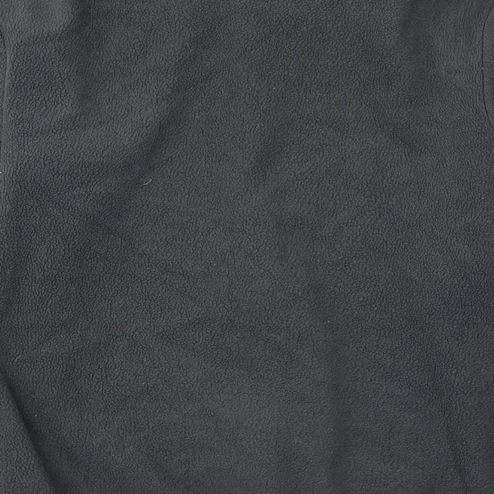 The North Face Boys Grey  Polyester Full Zip Sweatshirt Size M  Zip