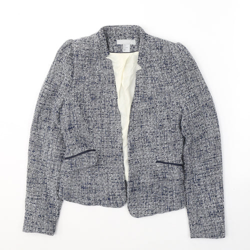 H&M Womens Blue   Jacket Blazer Size 4
