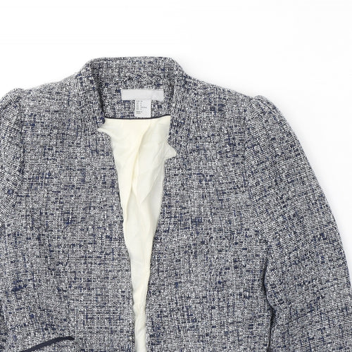 H&M Womens Blue   Jacket Blazer Size 4