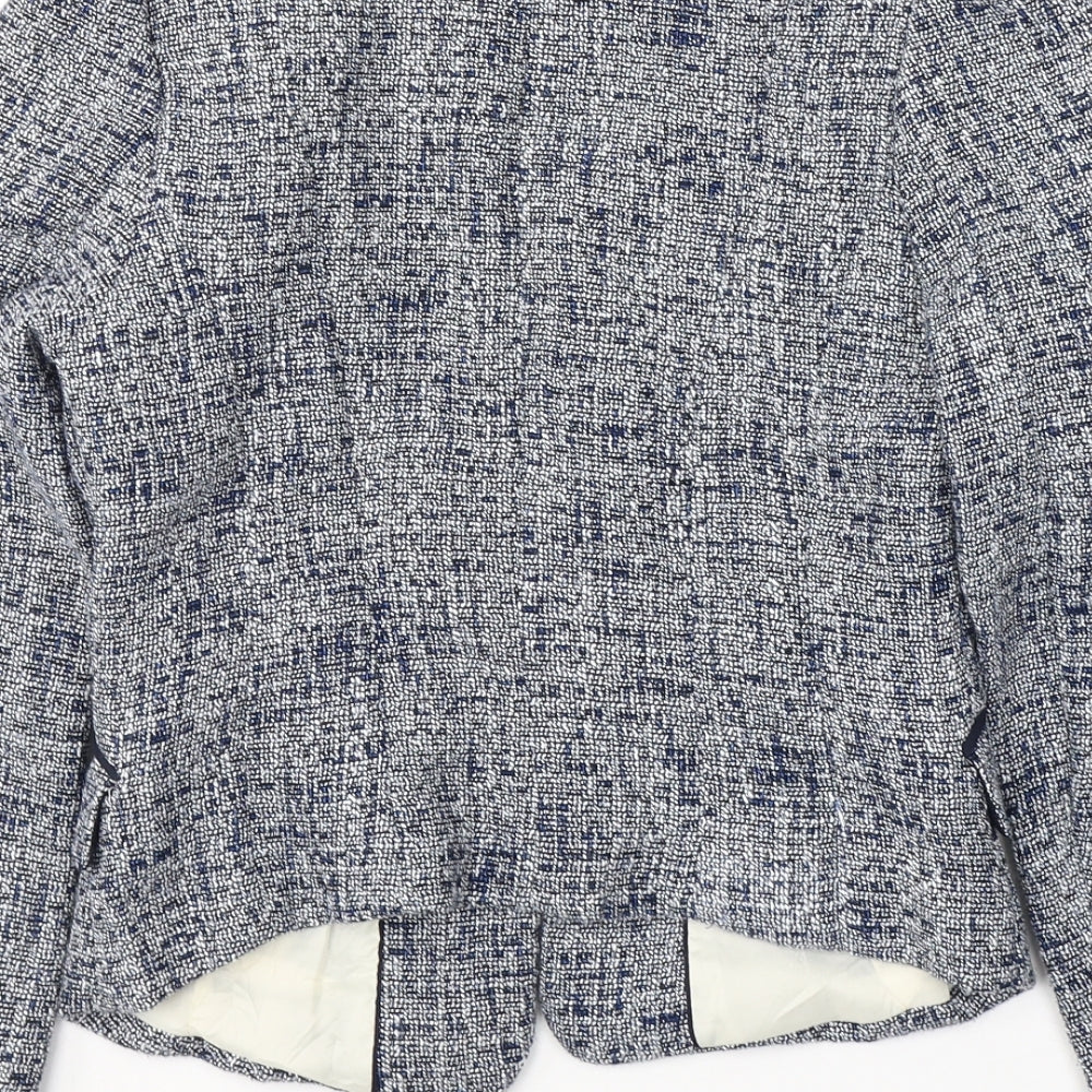 H&M Womens Blue   Jacket Blazer Size 4