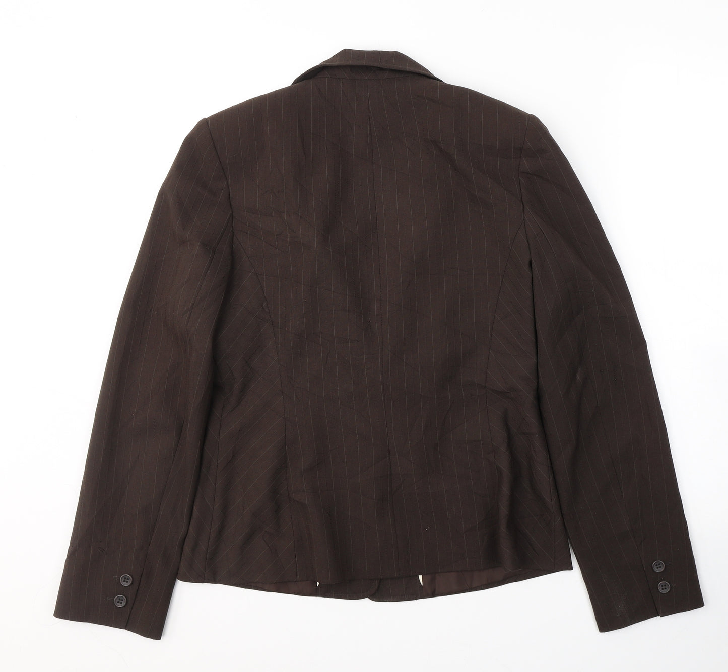 TU Womens Brown   Jacket Blazer Size 10  Button