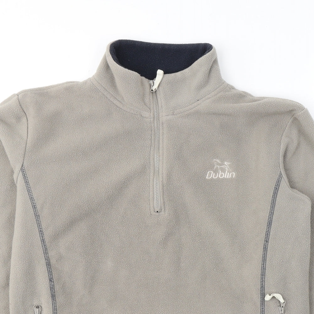 Dublin Mens Beige  Polyester Pullover Sweatshirt Size L