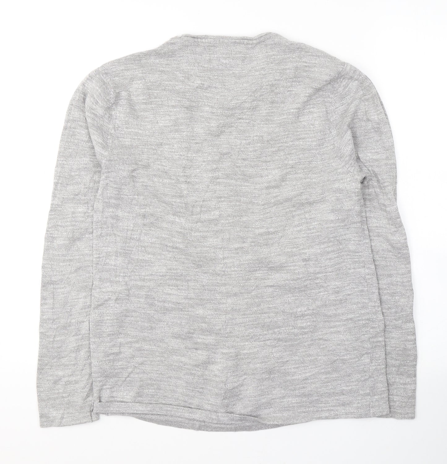 NEXT Mens Grey Round Neck  Cotton Pullover Jumper Size M