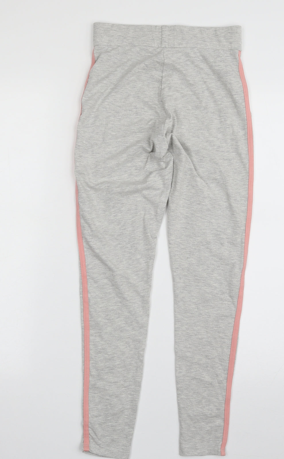 New Look Girls Grey Striped Polyester Jegging Trousers Size 12-13 Years  Slim  - Chicago