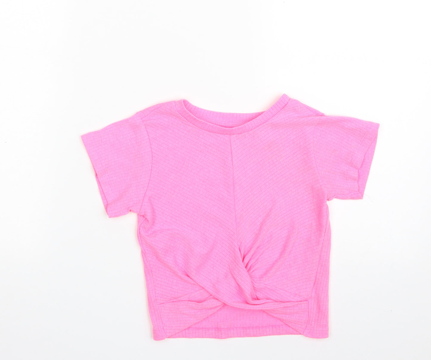 Dunnes Stores Girls Pink  Polyester Pullover Sweatshirt Size 8-9 Years  Pullover