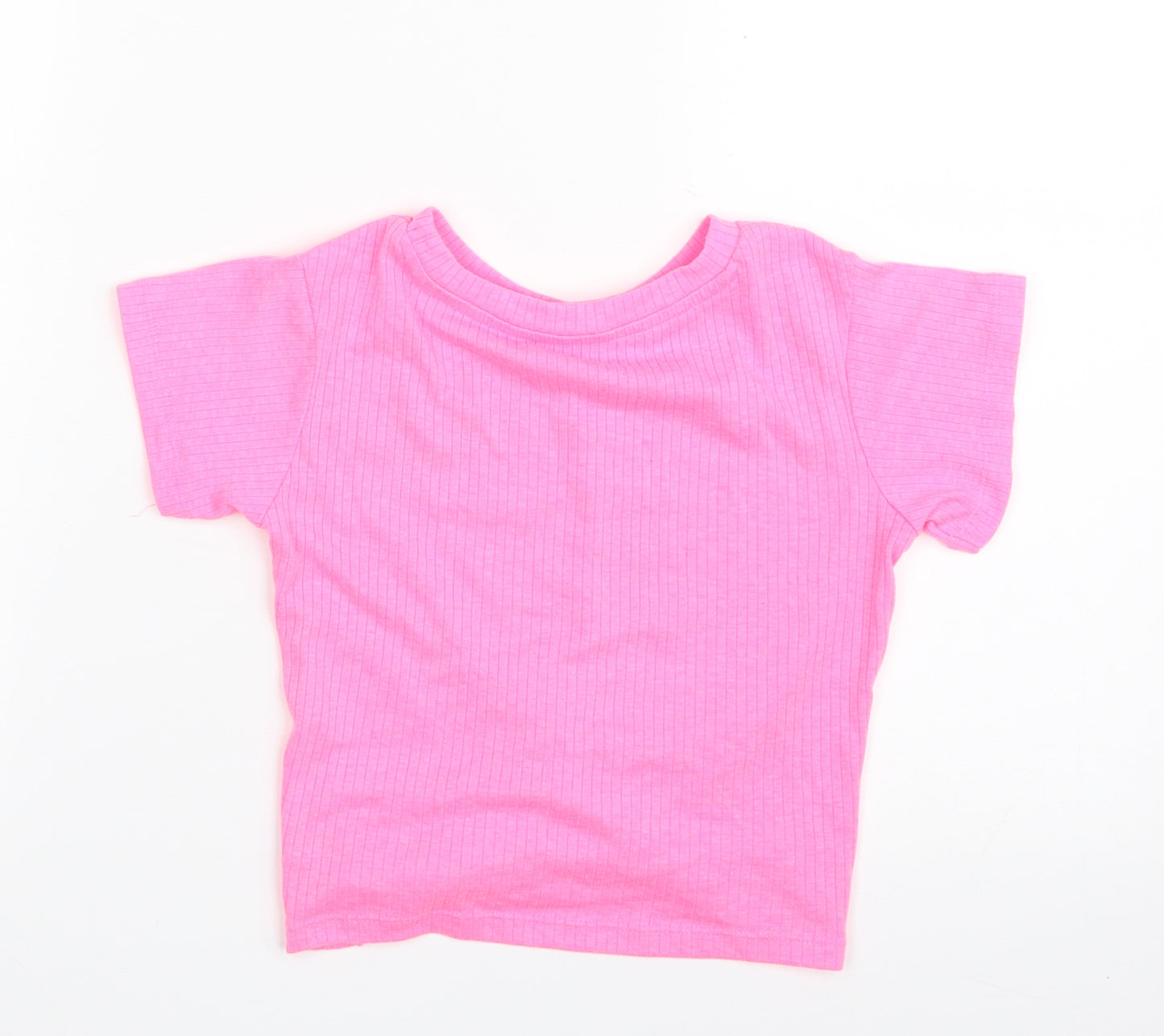 Dunnes Stores Girls Pink  Polyester Pullover Sweatshirt Size 8-9 Years  Pullover