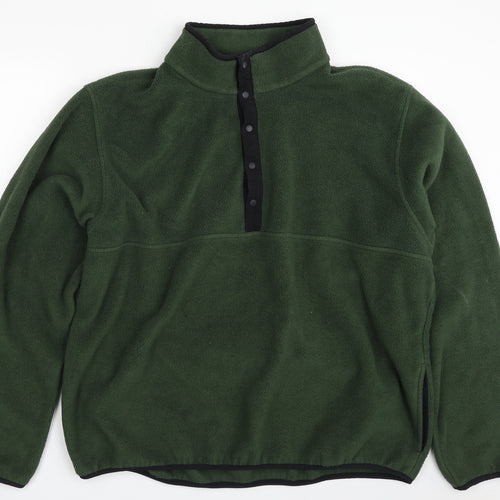 L. L. Bean Mens Green  Polyester Pullover Sweatshirt Size XL