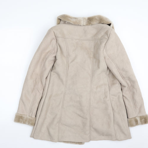New Look Womens Beige   Jacket  Size 8
