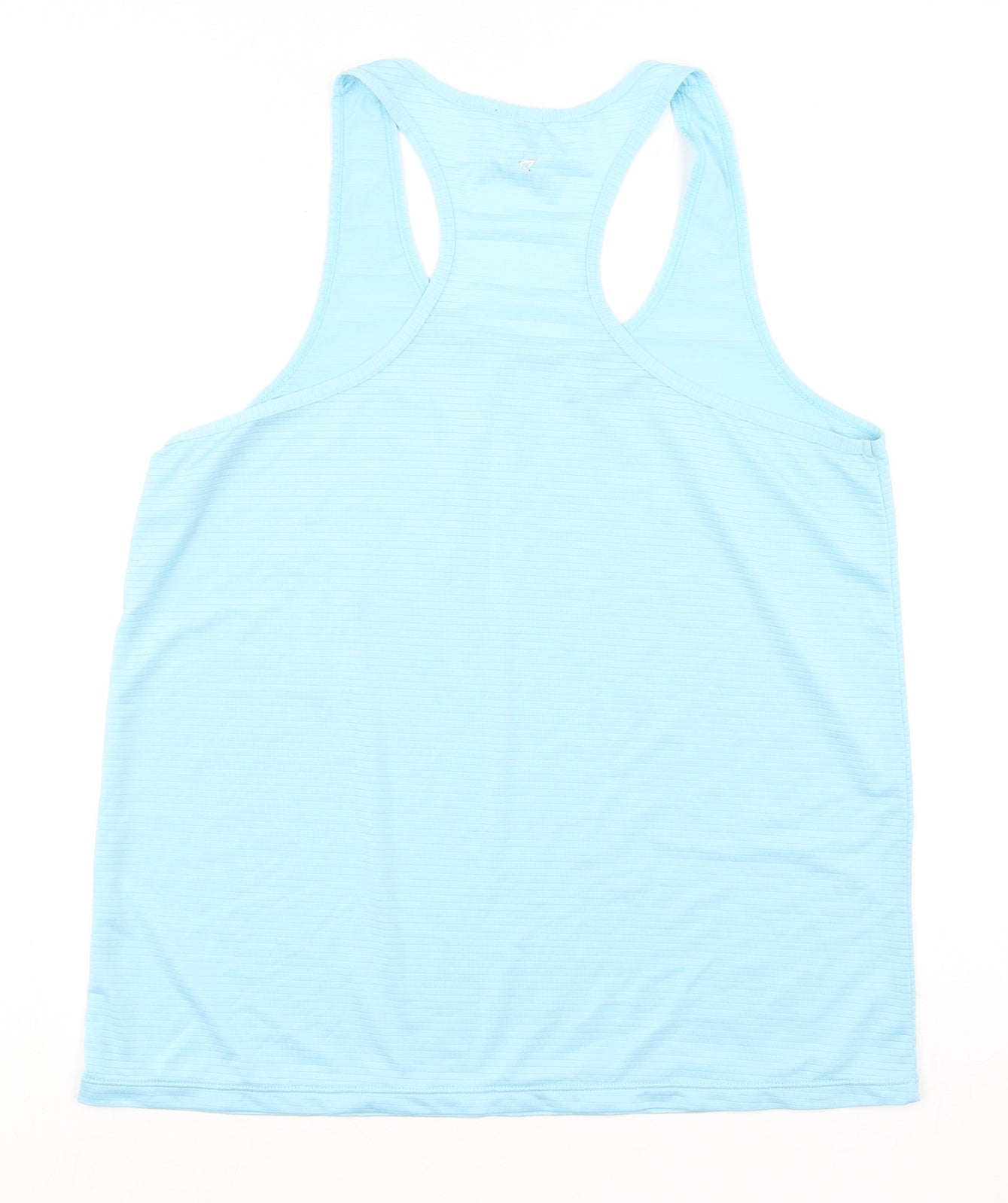 Primark Womens Blue  Polyester Basic Tank Size 12 Round Neck