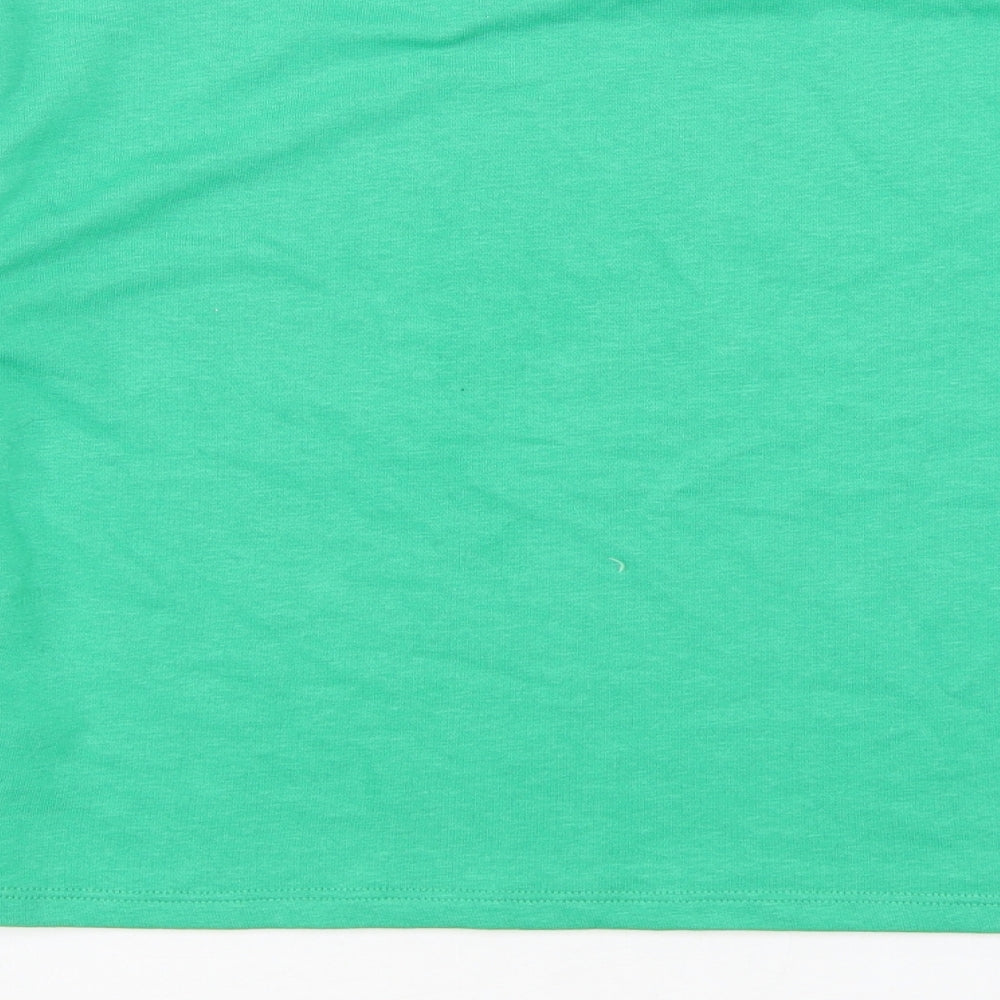 Primark Girls Green  Cotton Pullover Sweatshirt Size 11-12 Years  Pullover - cropped