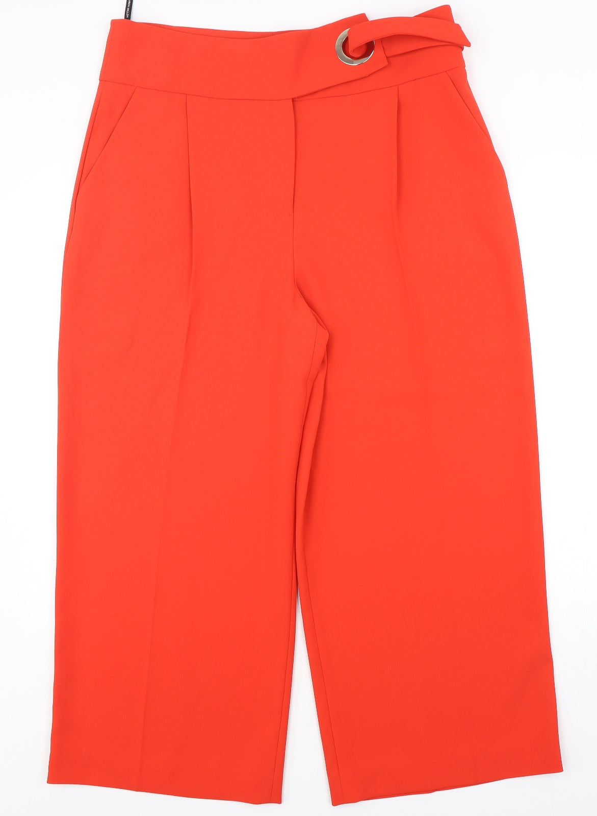 Karen Millen Womens Red  Polyester Trousers  Size 16 L26 in Regular